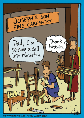 Are you called into the ministry? Keep on looking and following Jesus.